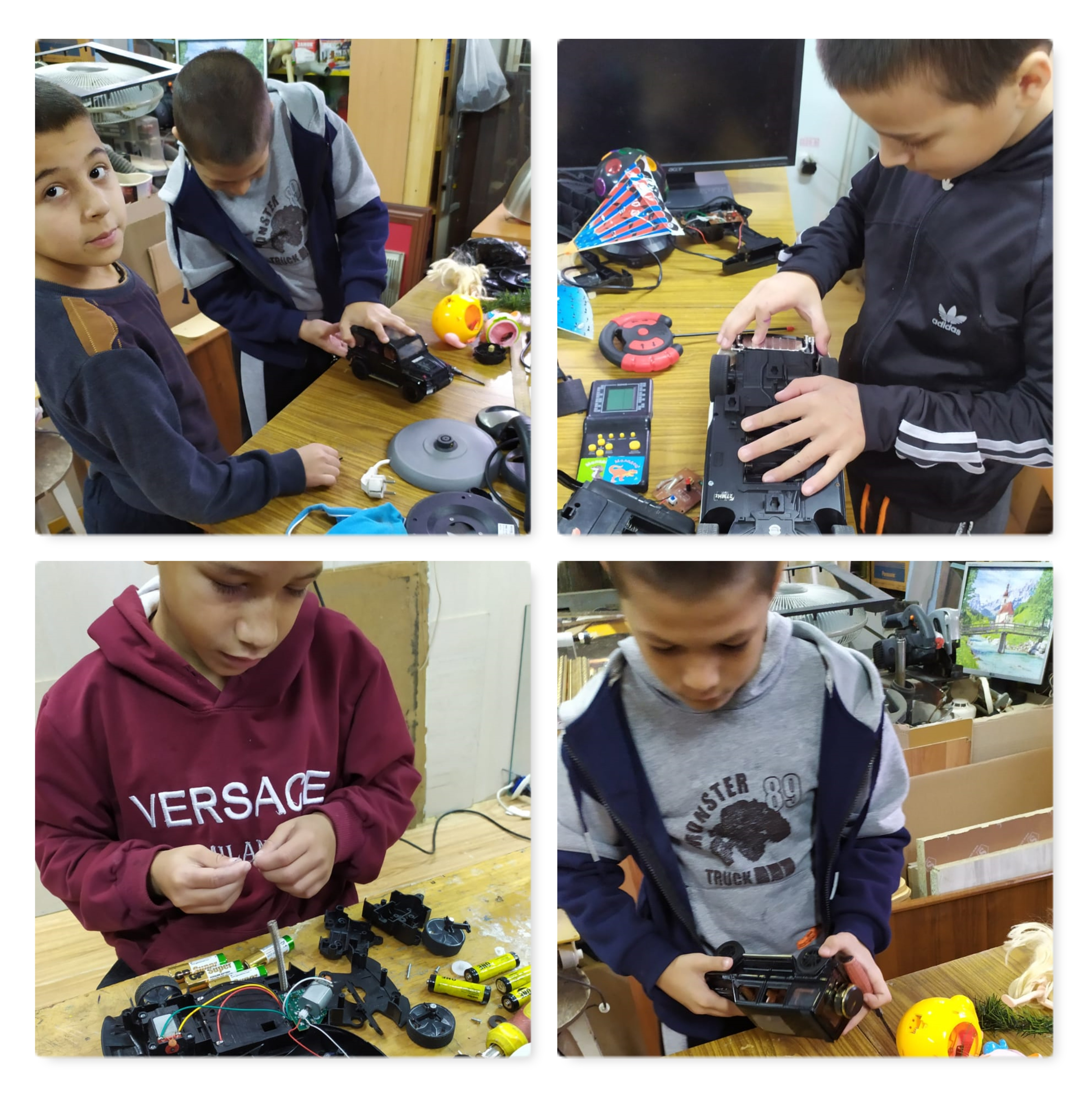 Работа в столярной мастерской